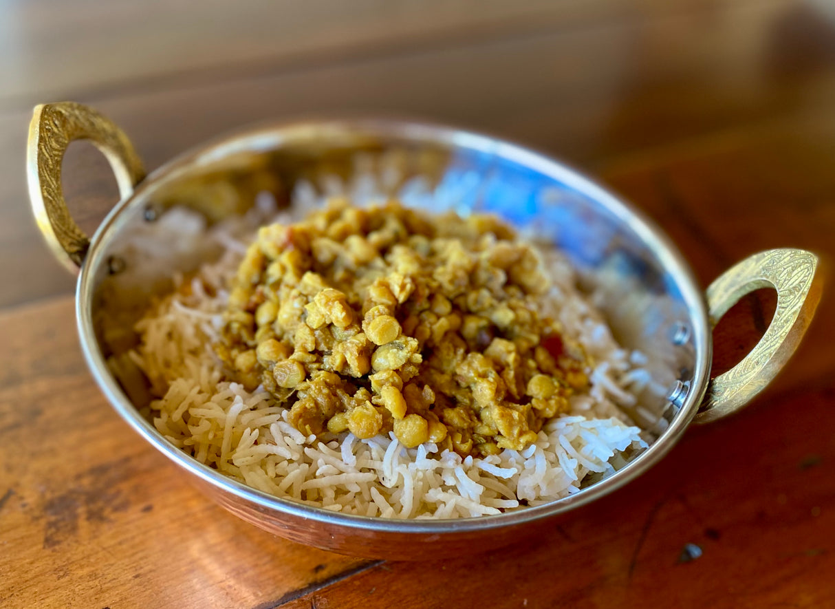 Tadka Dahl with Cumin Rice (VGN  GF DF)