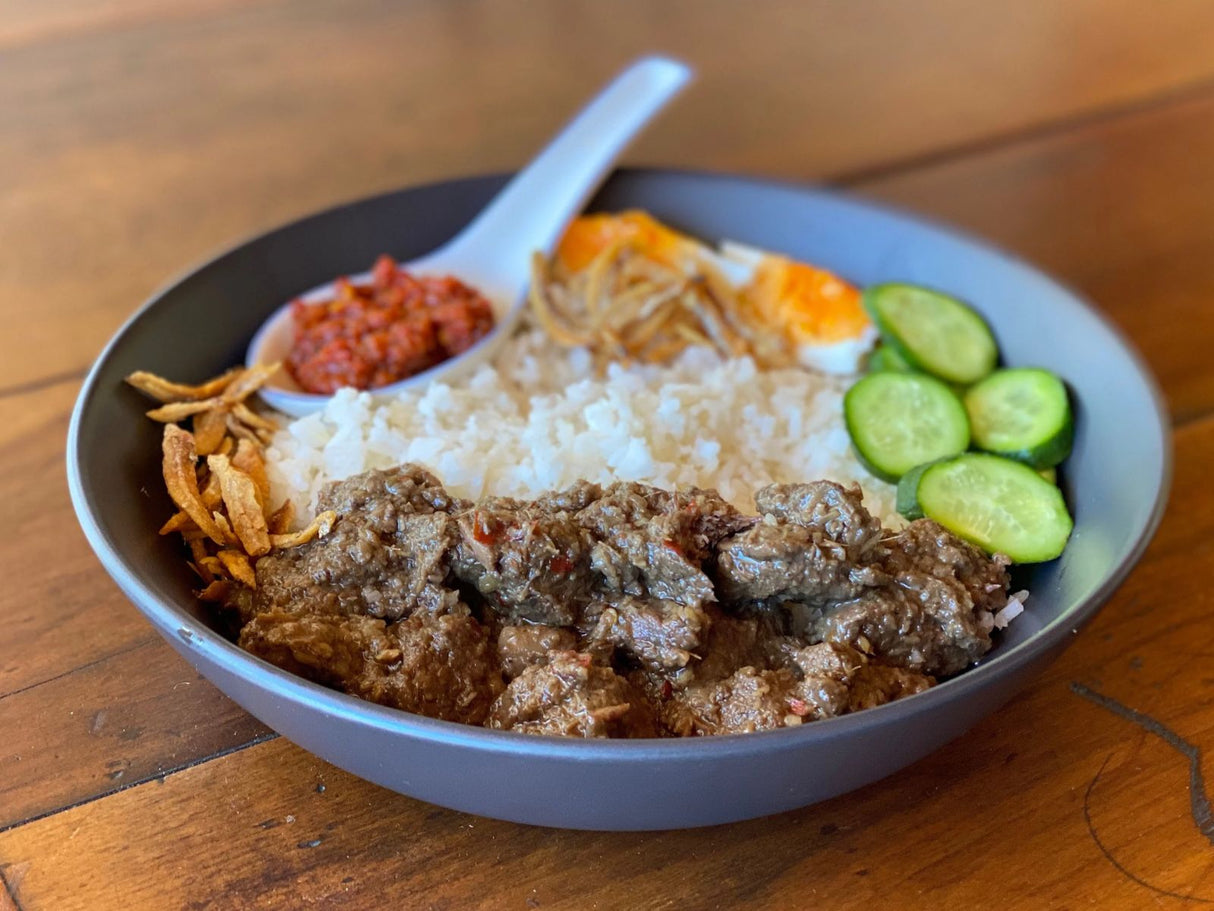 Malaysian Beef Rendang (GF DF) High Protein: 78.4g