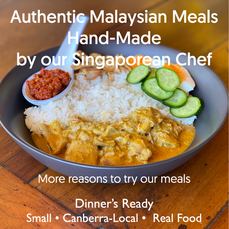 Our authentic Malaysian meals...