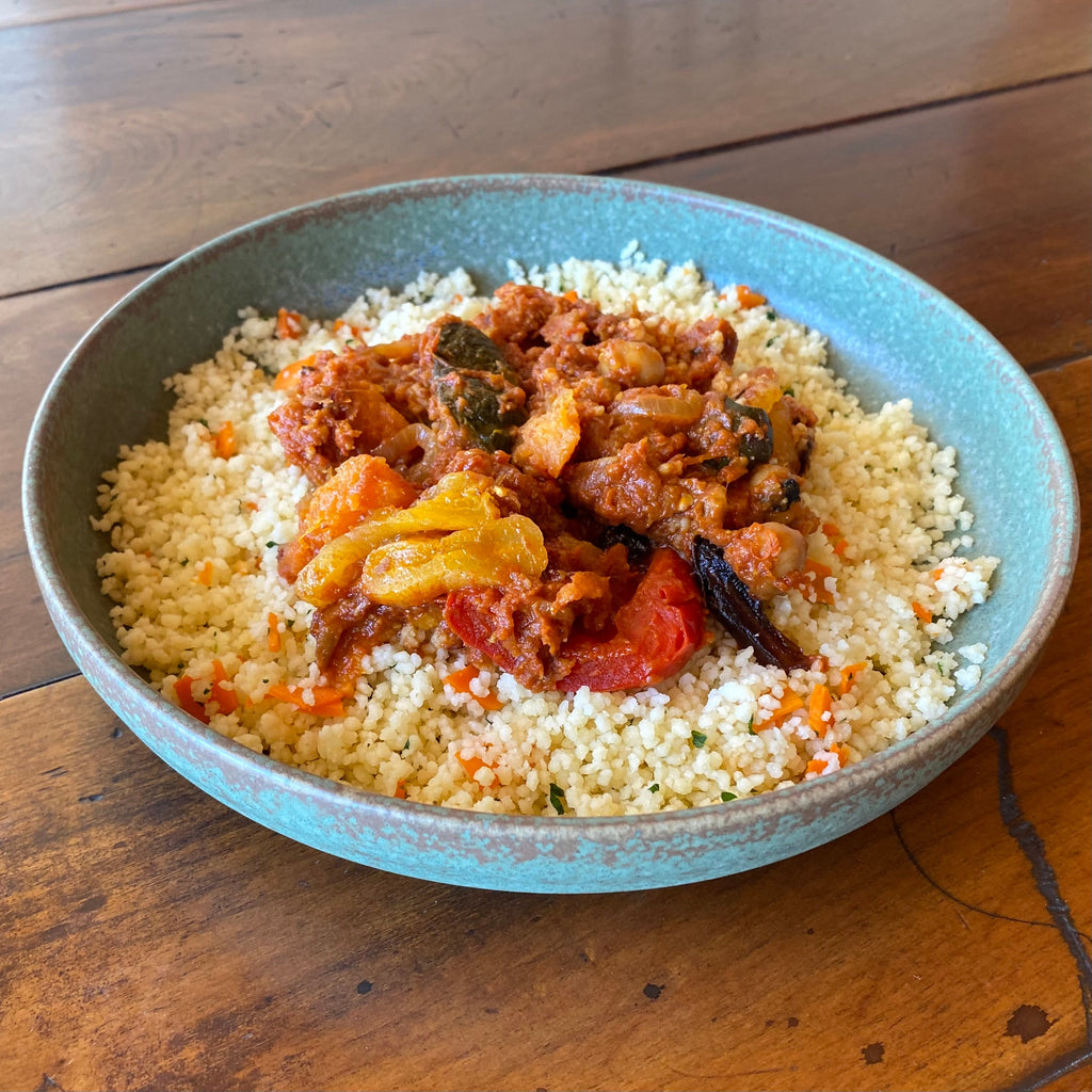 Our Vegetable Tagine with Couscous