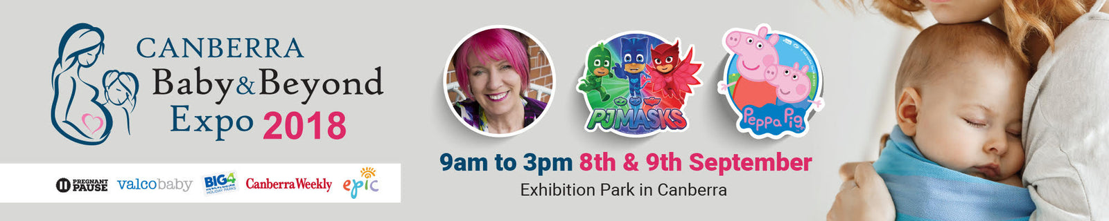We're on show at the Baby & Beyond Expo in Canberra this weekend