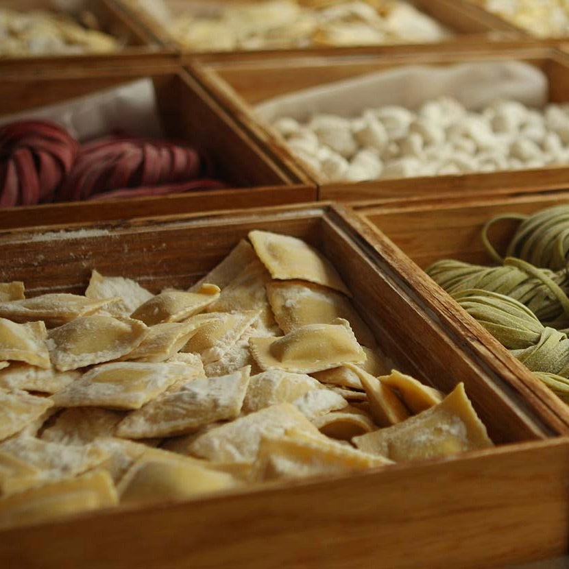 Our pasta - all made by hand, as only an Italian can.