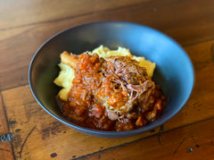 SS Tender Lamb Shank with Vegetable Sauce & Mash (GF)