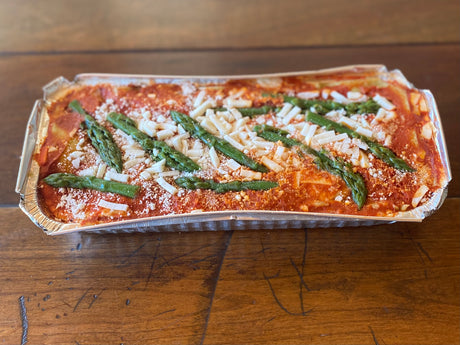 Vegetable Lasagna with Asparagus & Spring Greens
