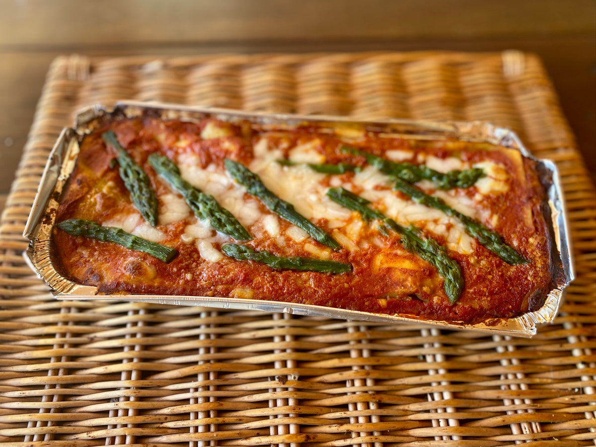 Vegetable Lasagna with Asparagus & Spring Greens