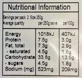 nutritional information for creamy mashed potato