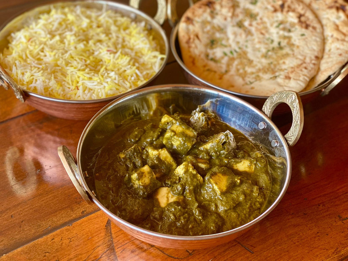 Palak Paneer – Paneer in Spinach Sauce  (Veg  GF)