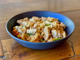 Malaysian Fried Rice with Chicken (DF)   High Protein: 39.8g