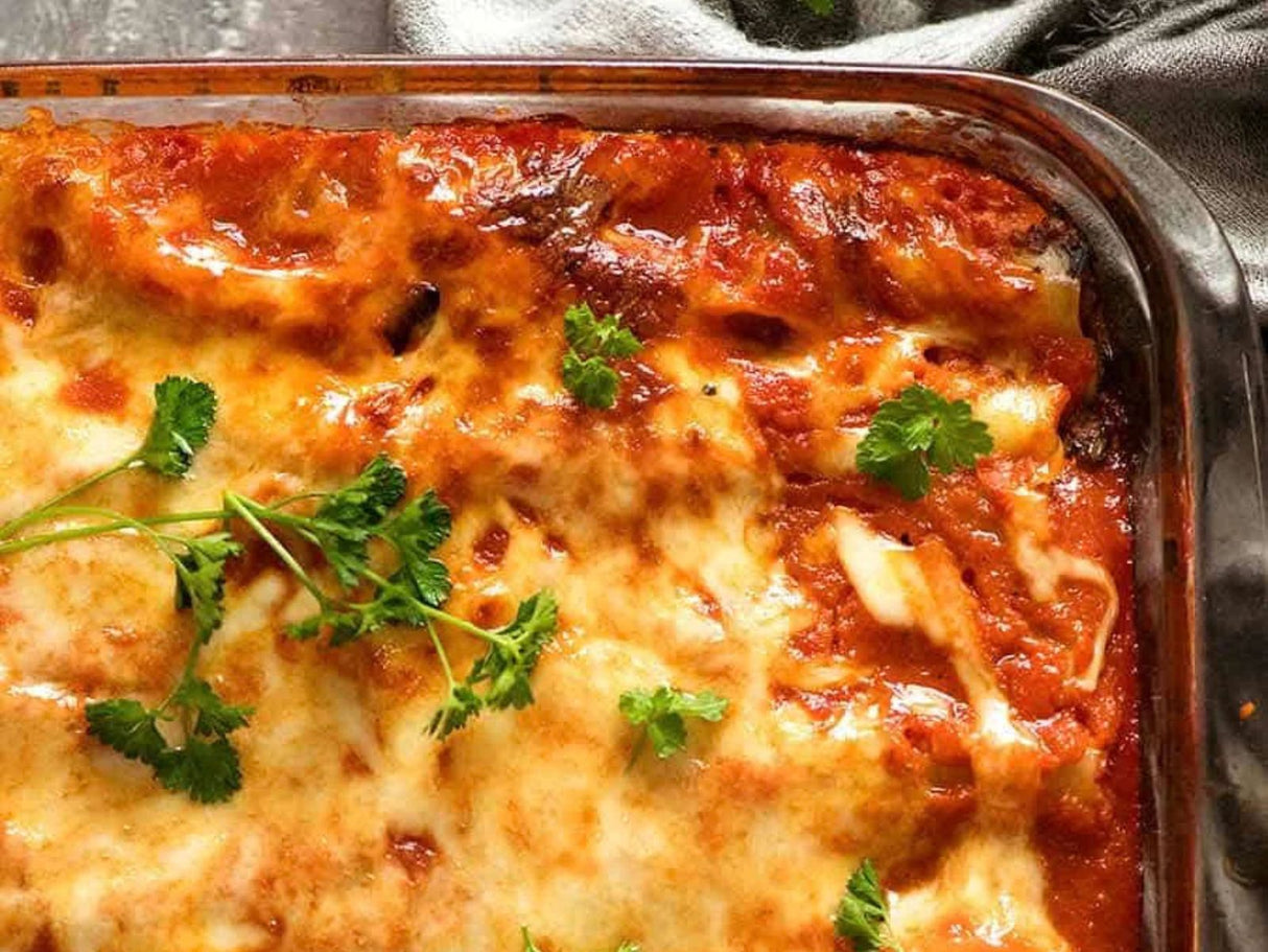 Spinach & Ricotta Cannelloni (V)